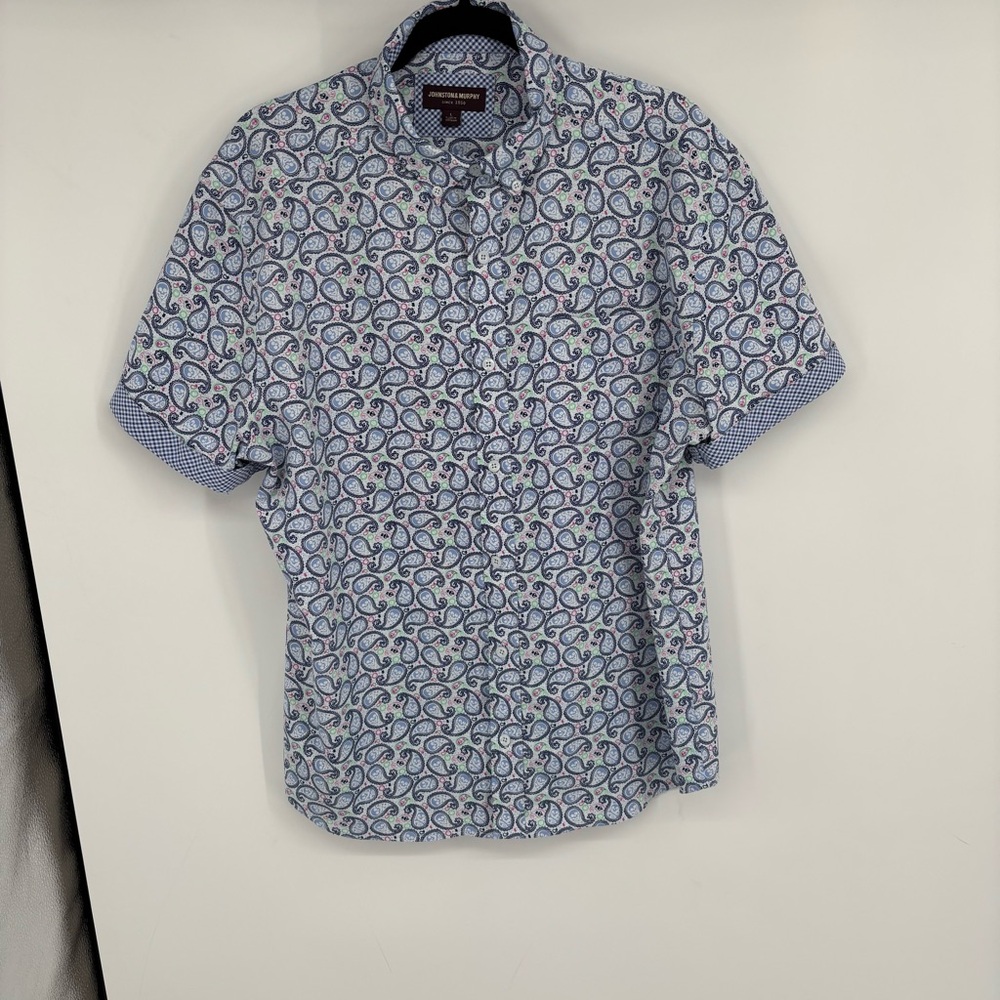 Johnston & Murphy Men's Multicolor Patterned Shirts - Picture 2 of 16